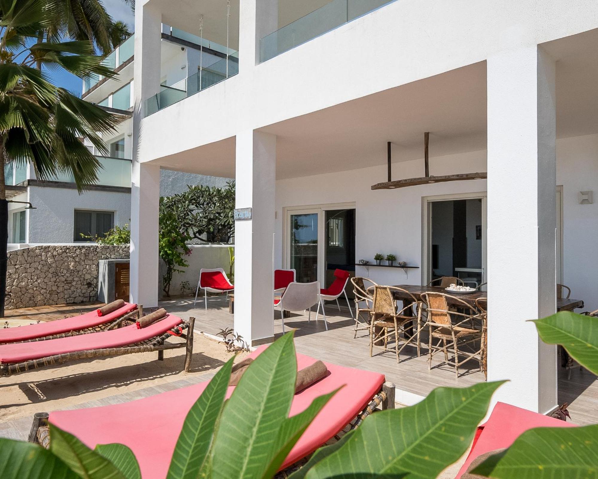 Ocean Blue Apartment With Panoramic Pool Zanzibarhouses Kiwengwa  Exteriér fotografie