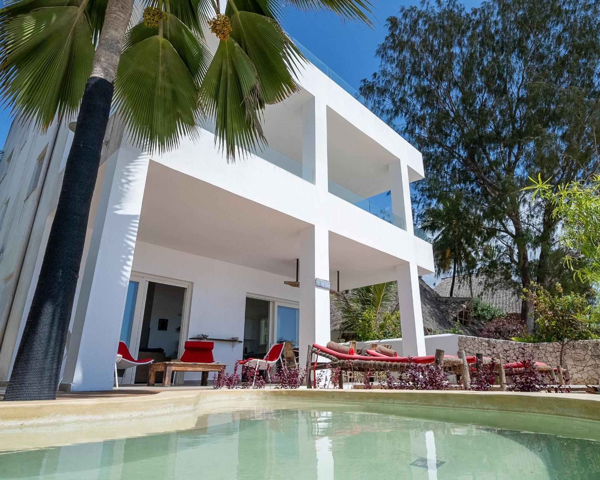 Ocean Blue Apartment With Panoramic Pool Zanzibarhouses Kiwengwa  Exteriér fotografie